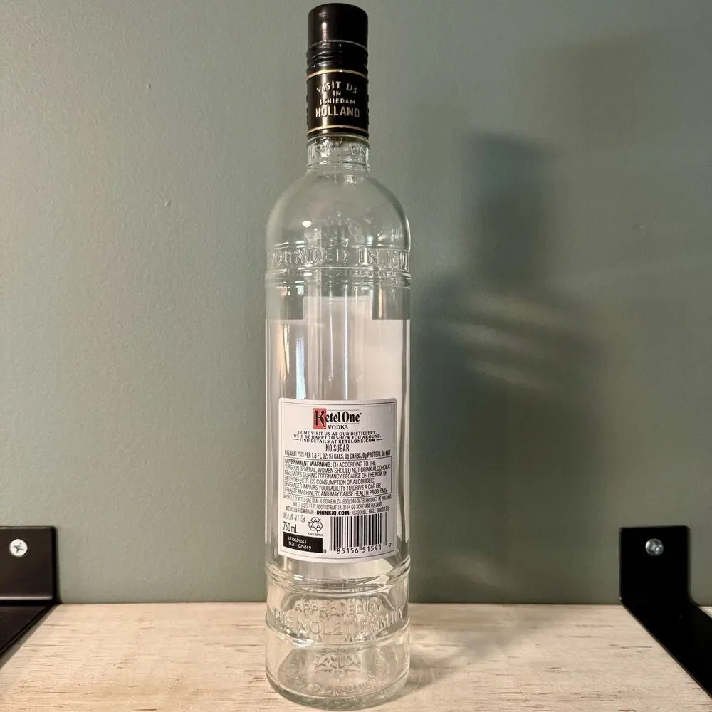 Ketel One Vodka Empty Liquor Alcohol Bottle | Crafts Upcycle Art